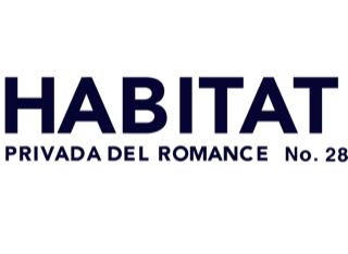 Logotipo de Habitat Privada del Romance, condominio que usa Eugenia